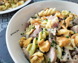 Foto del paso 7 de la receta: Fusilli tricolor con secreto a baja temperatura y gorgonzola