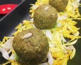 A picture of step 8 of Paan Gulkand malai ladoos.