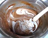 A picture of step 8 of Melt-in-your-mouth Gateau au Chocolate.