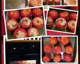 A picture of step 6 of AMIEs TOMATOES STUFFED with BASIL-FLAVORED rice.