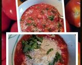 A picture of step 3 of AMIEs TOMATOES STUFFED with BASIL-FLAVORED rice.