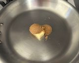 A picture of step 1 of Bananas Foster.