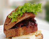 A picture of step 6 of Camembert Cheese and Fruits Diet Brunch Loaf Sandwich / DAY 7.