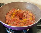 A picture of step 7 of Akuri (Parsi Scrambled Egg).