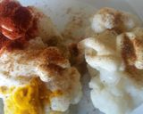A picture of step 1 of Sig's Cauliflower Wrap.