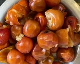 A picture of step 1 of Kool or Jujube Chutney for Saraswati Pujo or Basant Panchami.