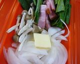 A picture of step 1 of Silicone Steamer Quiche.
