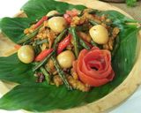 Foto langkah ke 5 dari resep Tumis Kacang Panjang Telur Puyuh#pr_kacangpanjang.