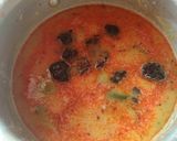 A picture of step 5 of Tuvar dal.