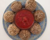 A picture of step 8 of Baked Arancini.