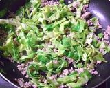 A picture of step 2 of Okara and Cabbage Quiche.