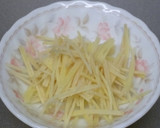 A picture of step 2 of Fried Beef and Burdock Root.