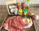 Foto del paso 1 de la receta: Carne de res, al horno de leña y papas al "plomo"