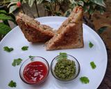 A picture of step 4 of Paneer cheese sandwich Easy sandwich for kids.