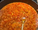 A picture of step 3 of Stuffed Pepper Soup.