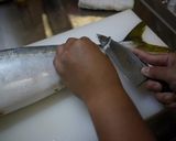 A picture of step 6 of Let's Prepare a Fish! How to Make Amberjack Sashimi.
