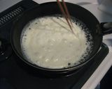 A picture of step 4 of Recommended for Beginners! Tomato Cream Pasta.