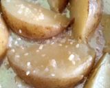 A picture of step 5 of Vickys Garlic and Sesame Potato Wedges, GF DF EF SF NF.