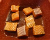 A picture of step 3 of Grilled salmon soaked in soy sauce.