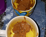 Foto del paso 2 de la receta: Torta en taza marmolada con dulce de leche