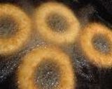 A picture of step 3 of Okara Doughnuts.