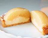 A picture of step 32 of Cream Cheese Custard Peach Tarts.