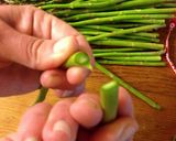 A picture of step 3 of Preparing/ Steaming Asparagus.