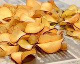 A picture of step 5 of Easy! Tasty! Sweet Potato Chips.