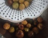 Hình bước làm 1 của món Sấu dầm