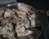 A picture of step 1 of Persian style chicken.