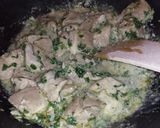 A picture of step 5 of Pork in Coriander Sauce.