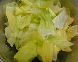 A picture of step 2 of Lettuce with Salt Sauce.