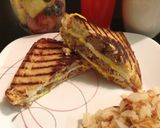 A picture of step 14 of Grilled Sausage Fried Egg And Cheese.