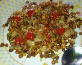 A picture of step 7 of Spicy bhunja ankurit Chana.