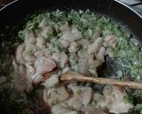 Foto del paso 5 de la receta: Fideos con salsa verde y pollo muy rica