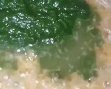A picture of step 5 of Palak paneer❤.