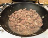 Aszalt paradicsomos, kapribogyós pulykaragu recept fázis 3 fotója