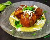 Pasta veg cheese balls in creamy palak sauce recipe step 4 photo