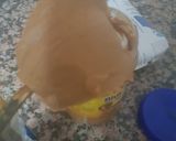 A picture of step 3 of Banana peanut butter smoothie.