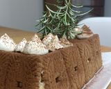 Une image de l'étape 15 de 🎄 Bûche Tiramisù (café Amaretto et spéculoos).
