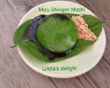 Hình bước làm 4 của món Mochi giọt nước trong veo (Mizu Shingen Mochi)