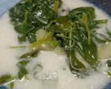 Foto langkah ke 5 dari resep Bobor bayam labu siam.