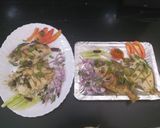 A picture of step 5 of Green masala stuffed fish pomfret.