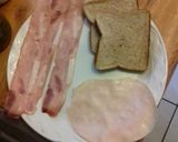 Foto del paso 1 de la receta: Sándwich de pavo y tocino
