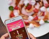 A picture of step 8 of The strawberry swirl#happybirthdayCookpad.
