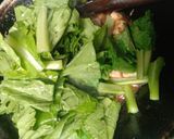 Foto langkah ke 3 dari resep Tumis sayur sawi tahu.
