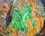 A picture of step 3 of My special stire fry spaghetti.