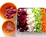A picture of step 3 of Deli-style Borscht Soup with Beans and Beetroot.