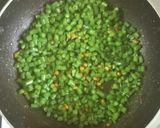 A picture of step 3 of Beans coconut fry.
