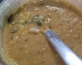 A picture of step 9 of Palak peas puri, chana dal,panner.